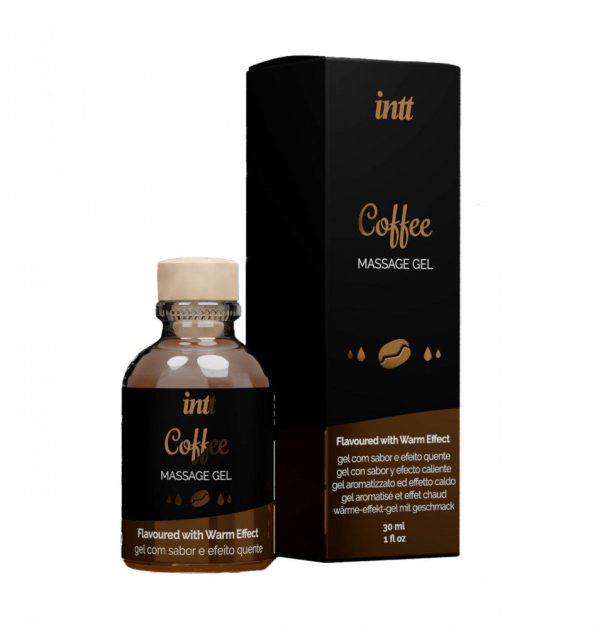 Gel INTT COFFEE efect 4 in 1 - masaj erotic