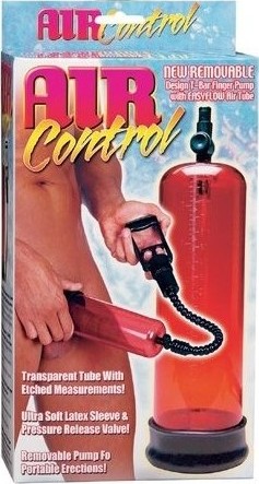 Pompa Air Control pentru Marirea Penisului cu Maneta Rosu 1