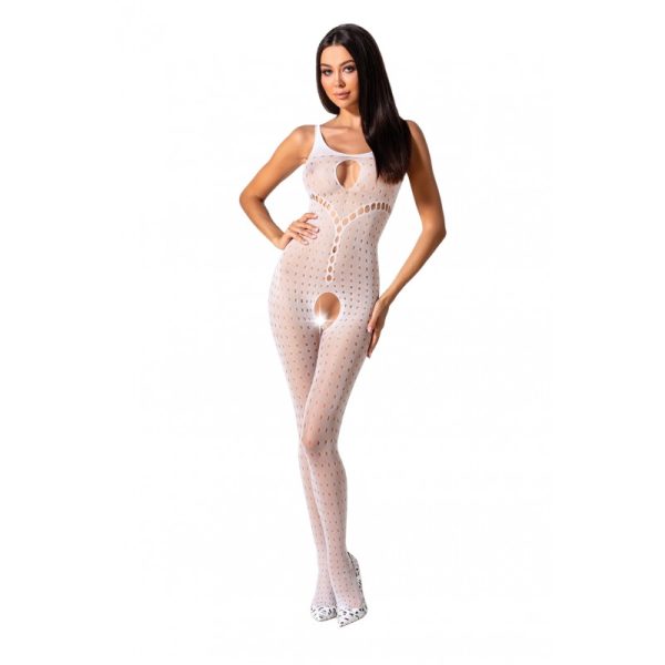 Bodystocking Crotchless Passion Sexy Circles