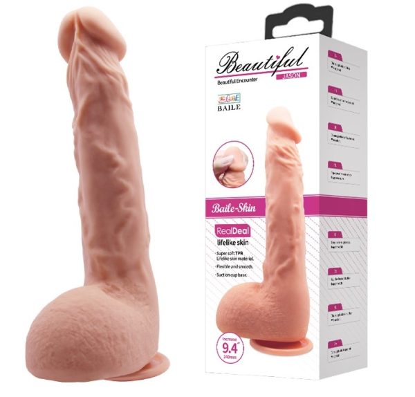 Dildo Realist Beautiful Jason LifeLike Skin