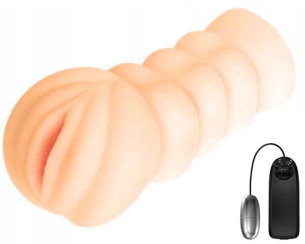 Masturbator Realist cu Glont Vibrator