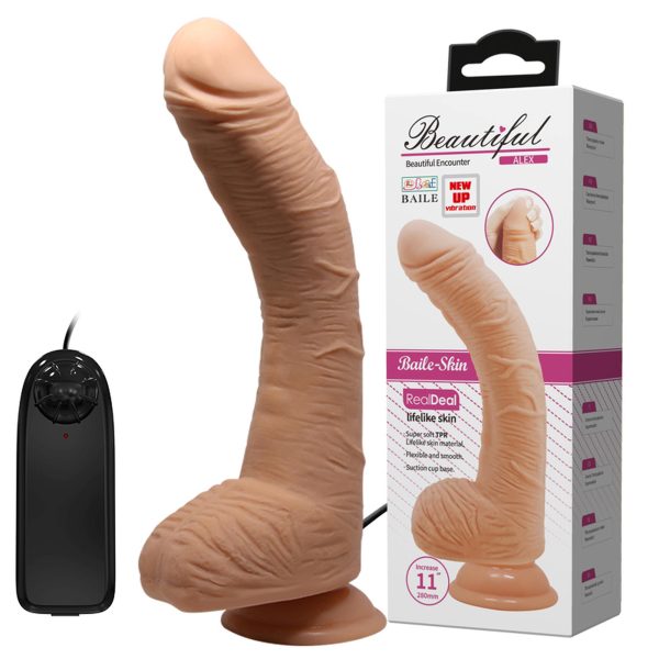 Vibrator Realist Multispeed Beautiful Alex LifeLike Skin