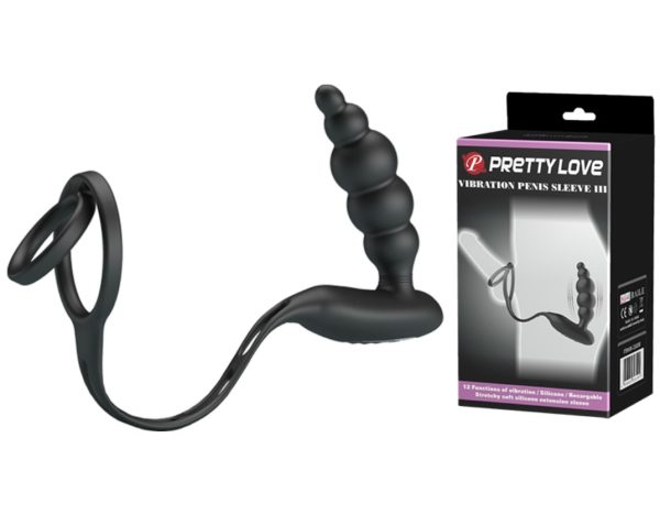 Inel Penis cu Stimulator Anal Pretty Love