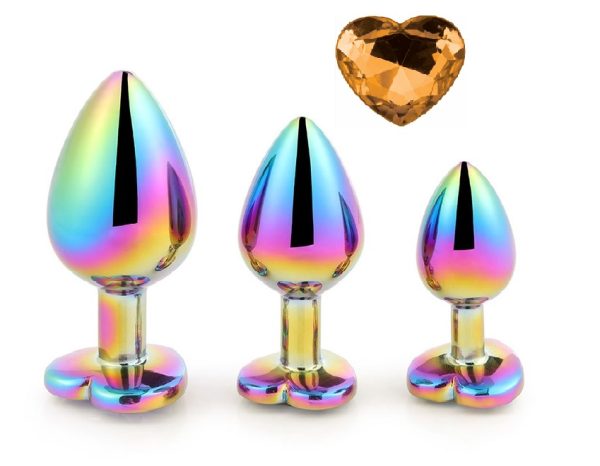 Set 3 Dopuri Rainbow Buttplug