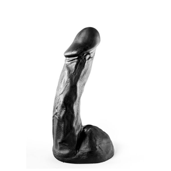 Dildo Realist All Black PVC Negru 26 cm