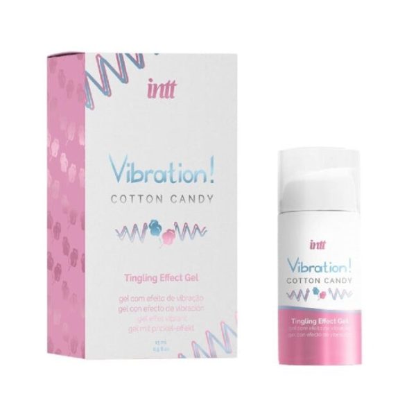 Gel pentru stimulare si excitare INTT Vibration! COTTON CANDY