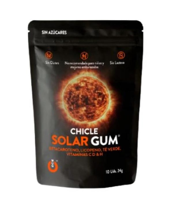 Guma de Mestecat Solar Gum pentru Bronz