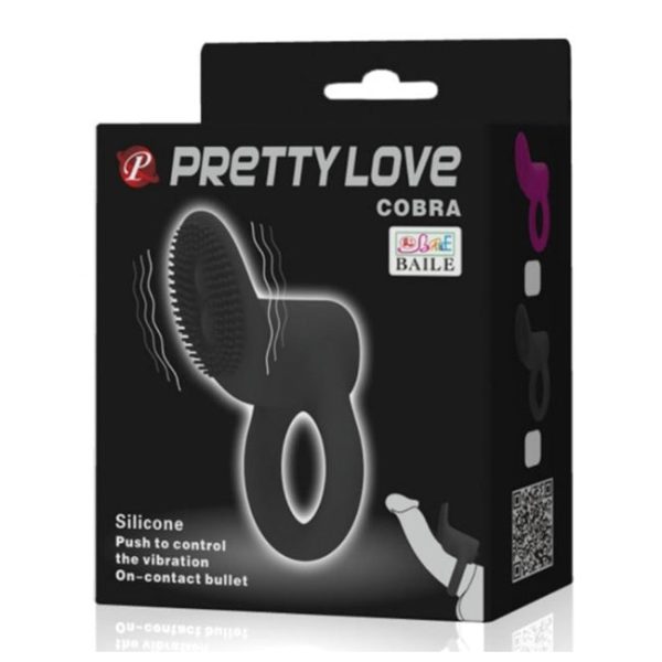 Inel vibrator pentru penis PRETTY LOVE - COBRA VIBRATOR