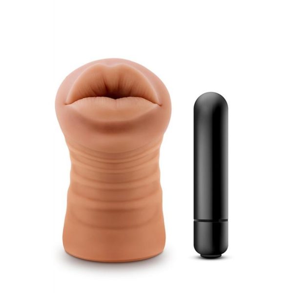 Masturbator Isabella Mocha Mouth cu Glont Vibrator