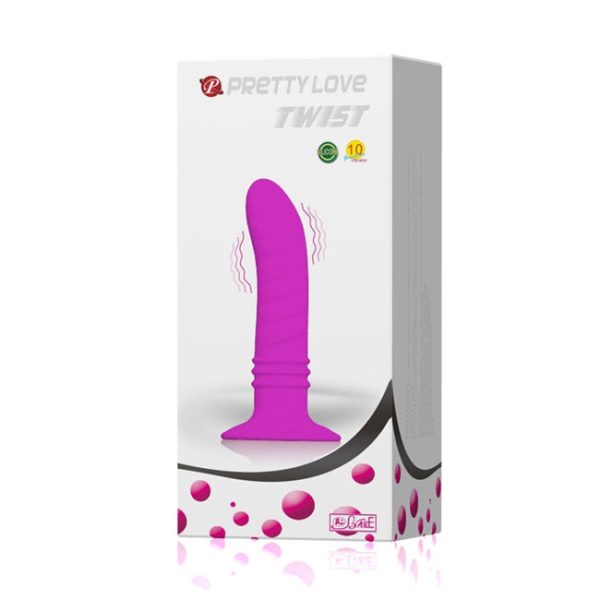 Plug anal PRETTY LOVE TWIST din silicon