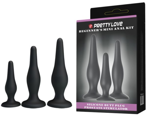 Set 3 Dopuri Anale Pretty Love Mini Anal Kit