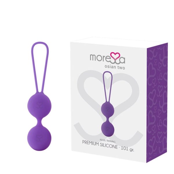 Bile MORESSA-OSIAN TWO pentru exercitii Kegel din silicon premium