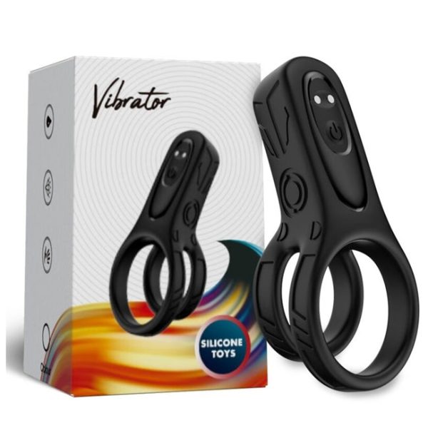 Inel vibrator dublu pentru penis ARMONY - Vibrator