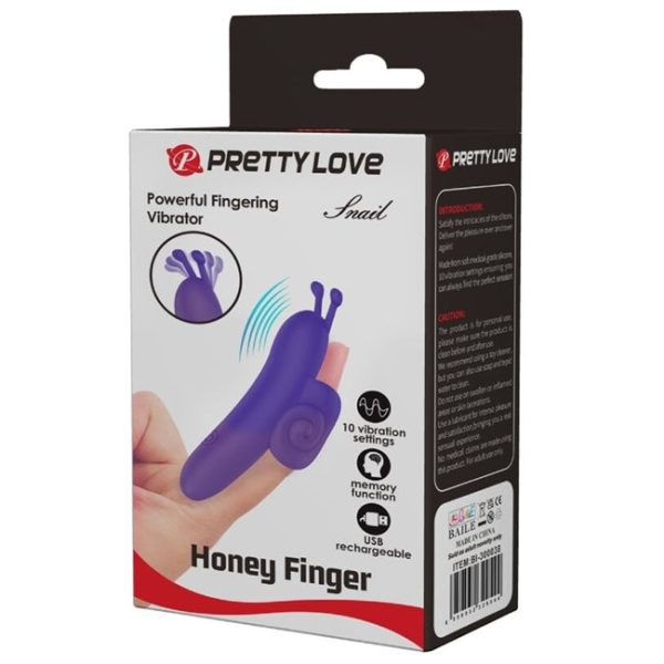 Vibrator PRETTY LOVE - SNAIL FINGER