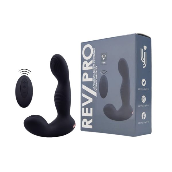 Vibrator pentru prostata RevPro - 10 Function Remote Controlled Prostate Massager